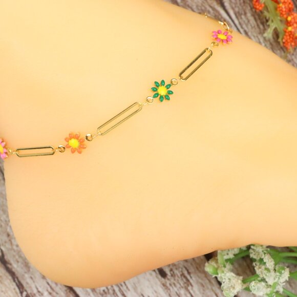 "Dainty Anklet for Women – Elegant Everyday Jewelry & Perfect Gift | MLCRC1409 - Picture 1 of 10